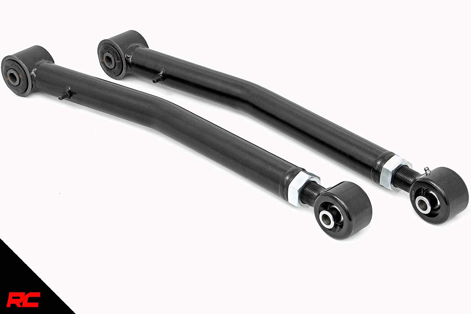 Rough Country Adjustable Control Arms (fits) 2018-2020 Jeep Wrangler JL | Greasable | Front Lower | 110601
