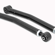 Rough Country Adjustable Control Arms (fits) 2018-2020 Jeep Wrangler JL | Greasable | Front Lower | 110601