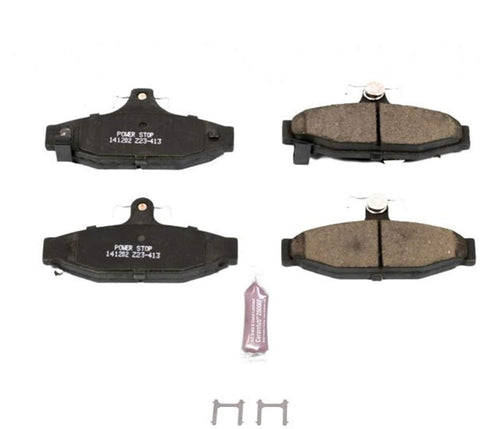 Power Stop Z23-413, Z23 Evolution Sport Carbon-Fiber Ceramic Rear Brake Pads