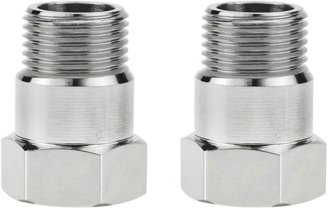 Pack Of 2PCS O2 Oxygen Sensor Fitting Bung M18x1.5 Adapter Adjustment