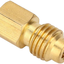 KIMISS Air Conditioner Connector, 1/4SAE Female to 1/2ACME Male Adapter Connector for R134A Car Air Conditioner