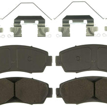 Wagner ThermoQuiet QC1521 Ceramic Disc Pad Set With Installation Hardware, Front