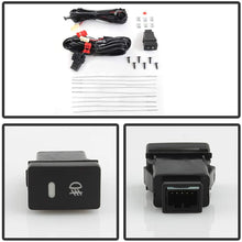 VIPMOTOZ Black Bezel OE-Style Front Fog Light Driving Lamp Housing Assembly For 2017-2018 Honda CR-V - Power Switch & Universal Wiring Included, Driver & Passenger Side