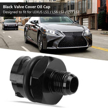 Valve Cover Billet Black Valve Cover Oil Cap For LEXUS LS1 LS6 LS2 LS3 LS7 AN10 Oil Cap