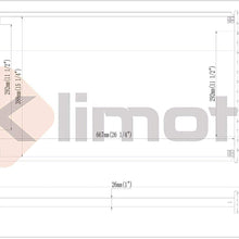 Klimoto Radiator | fits Chevrolet Blazer S10 GMC Jimmy Sonoma 1994-1995 4.3L V6 | Replaces GM3010228 52462547 52462548 52472184