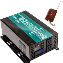 WZRELB RBP80012VCRT 800W 12V 120V Pure Sine Wave Solar Power Inverter with Remote Control Switch