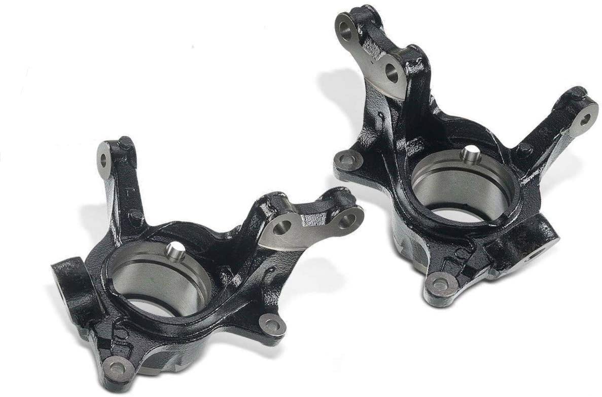 Set of 2 Front Driver and Passenger Side Steering Knuckle Compatible with Toyota Sienna Highlander Lexus RX350 RX450h