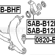 FEBEST SAB-B12RL Control Arm Bushing