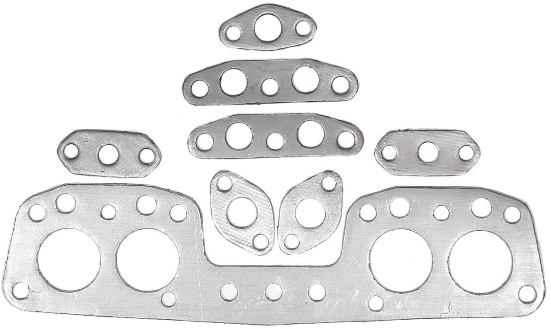 Remflex 7003 Exhaust Gasket for Toyota L4 Engine, (Set of 8)