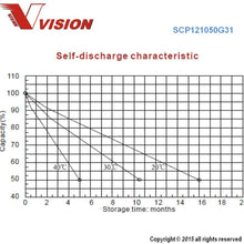 Vision SCP121050 G31 Battery