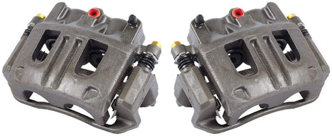 Callahan CCK11478 [2] FRONT Premium Grade OE Semi-Loaded Caliper Assembly Pair Set