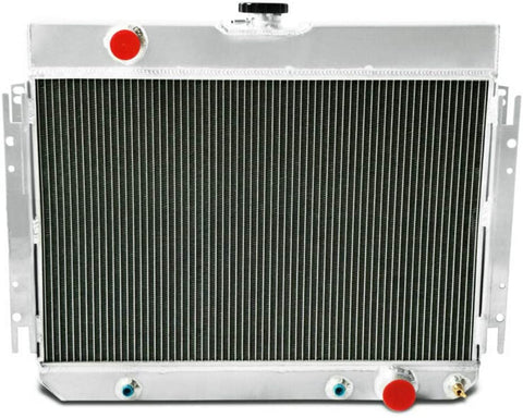 OzCoolingParts New 63-68 Chevy Series Radiator, 3 Row Core Full Aluminum Radiator for 1963-1968 64 65 66 67 Chevy Bel-Air/Impala/Chevelle/EL Camino/Biscayne/Caprice and Many GM Cars (3 Row)