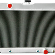 OzCoolingParts New 63-68 Chevy Series Radiator, 3 Row Core Full Aluminum Radiator for 1963-1968 64 65 66 67 Chevy Bel-Air/Impala/Chevelle/EL Camino/Biscayne/Caprice and Many GM Cars (3 Row) (3 Row)