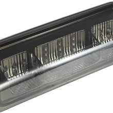 Partsam Replacement for Ford F-150 F150 2004-2008 Red/White 21 LED Smoke Lens Black Housing Tail Rear High Mount 3rd Third Brake Light Cargo Lamp Waterproof (1 Plug)