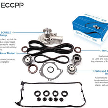 Timing Belt Water Pump Kit, ECCPP for 1999-2006 Hyundai Sonata Santa Fe Kia Optima 2.4L L4 DOHC 16 Valve Engine G4JS