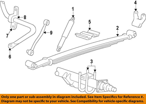 Ford BC3Z-18125-J, Shock Absorber