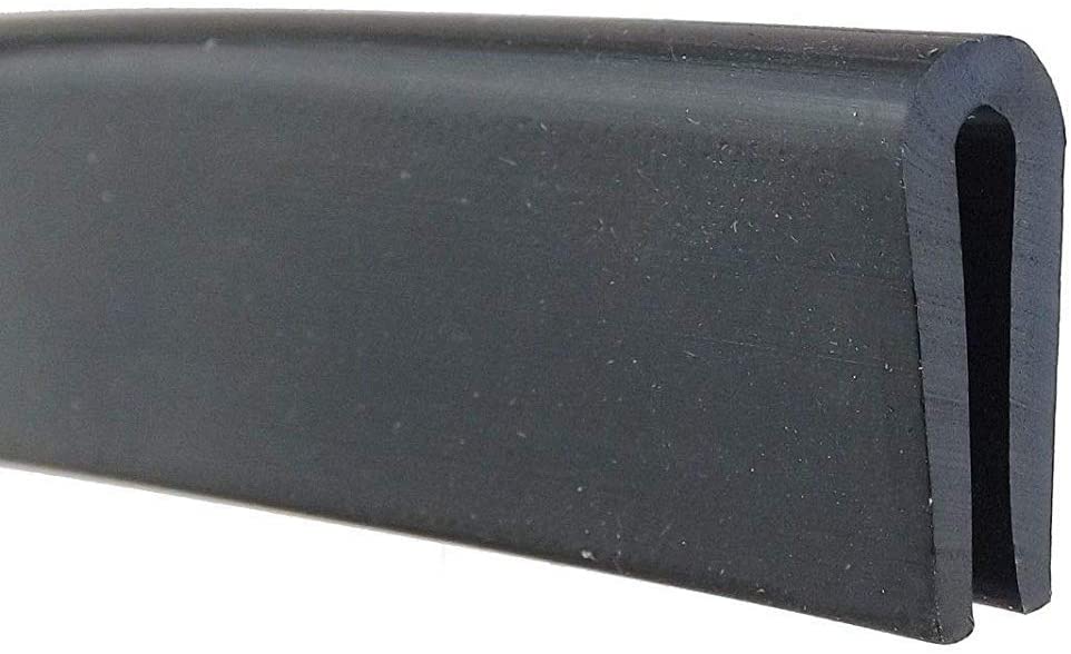 M M SEALS D044-5F Black U Channel Edge Trim Seal EPDM 17/32