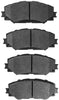 YXPCARS Rear Ceramic Brake Pads for SCION xD 2008-2014/COROLLA 2009-2018/MATRIX 2009-2014/PRIUS V 2012-2017/RAV4 2006-2017 L4 2.5L LE
