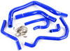 Silicone Radiator Coolant Hose Kit Clamps For HONDA CIVIC Type R EK EG B16A B18C EX SI KIT Blue