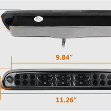 LED 3rd Brake Light Compatible with 1993-2011 Ford Ranger, 2001-2005 Ford Explorer, 1999-2016 F250 F350 F450 F550 Ford Super Duty, 1993-2010 Mazda B-Series High Mount Trailer Cargo Lamp Smoke DWBL1004