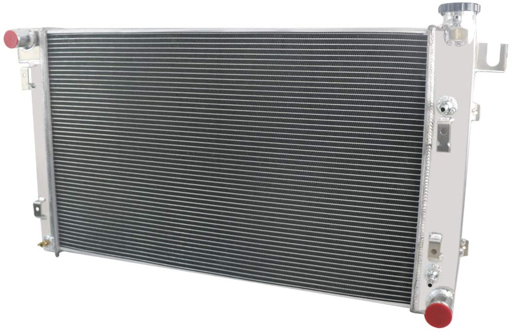 Primecooling 52MM 3 Row Core Aluminum Radiator for Dodge Ram 1500 2500 3500 5.9L Gas V8 Trucks 1998-2002