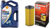 Shell Rotella T6 Full Synthetic 5W-40 Diesel Engine Oil (1-Gallon, Case of 3) + Motorcraft FL-2016 Oil Filter