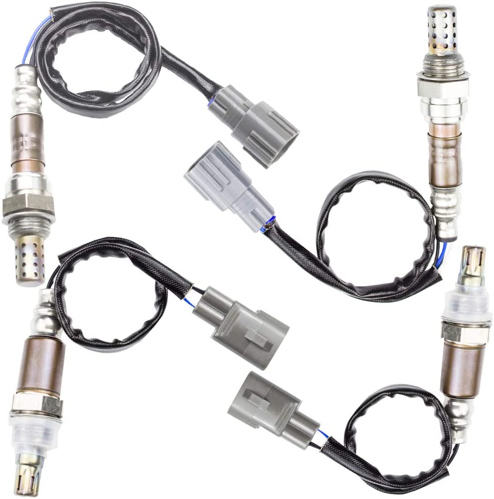 higherbro 4x Oxygen O2 sensor 1 & 2 for 2007-2009 Toyota Tundra 2008-2009 Sequoia Upper Lower Upstream + Downstream