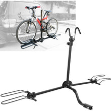 Hitch Mounted Bike Rack, 80lb Rear Bicycle Carrier Racks Iron Hitch Mounted Carrier Trailer Tow Bike Holder Hitch Mount Bike Stand for 20 ‑ 26in Tires
