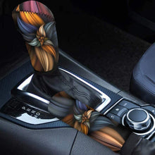 Forchrinse Decorative Blue Butterfly Auto Gear Shift Knob Cover+Handbrake Cover Set 2pcs Universal Car Interior Proctor Accessories