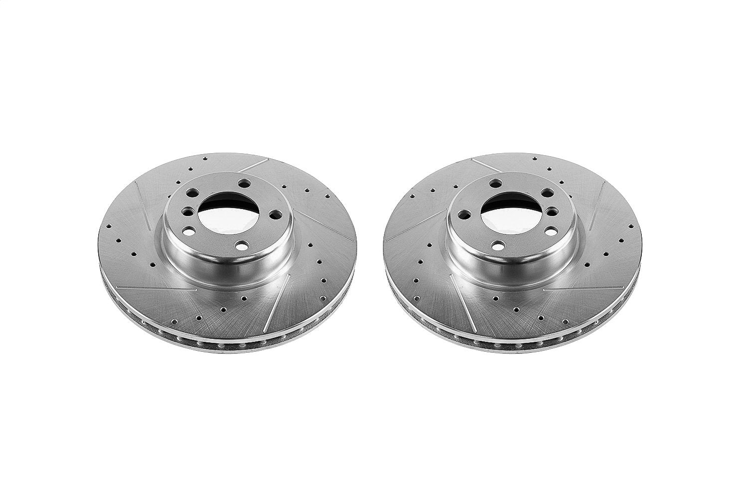 Power Stop EBR1402XPR Front Evolution Drilled and Slotted Rotor Pair