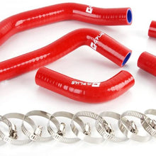 Silicone Radiator Coolant Hose Tube Kit Clamps For HONDA CRF450 CRF 450 2006 2007 2008 Red
