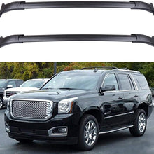 ANPART Roof Rack Crossbars fit for 2015-2020 for Chevrolet Suburban/for Tahoe/for Cadillac Escalade/for Cadillac Escalade ESV/for GMC Yukon/for GMC Yukon XL Black Aluminum Rooftop Cargo Carrier