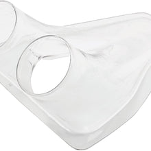 Allstar ALL42140 Black 5-1/2" x 8" Single Hole Centered Plastic Brake Cooling Duct