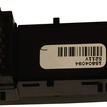 ACDelco 15804094 GM Original Equipment Black Single Door Lock Switch with Blue Backlighting