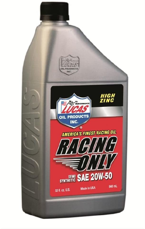 Lucas Oil 10306 20W-50 Semi-Synthetic Race Oil - 1 Quart Bottle