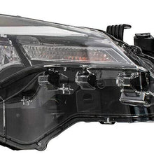Passenger Headlight Integrated LED Daytime Running Lamp for 17-19 Toyota Corolla