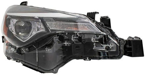 Passenger Headlight Integrated LED Daytime Running Lamp for 17-19 Toyota Corolla