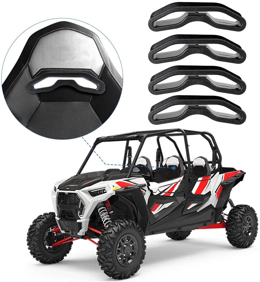 4 Pack UTV Pass Through Bezel, Harness Pass-Through Seat Bezel Insert for Polaris RZR XP1000 900 S XC General