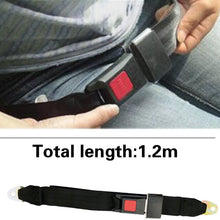 FLYPIG Universal 2 Point Adjustable Car Seat Belt Kit Harness Kit Single Double Seatbelt Black for Go Kart UTV Buggie Club Golf Car Van VR Truck