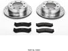 Power Stop K2041 Rear Brake Kit with Drilled/Slotted Brake Rotors and Z23 Evolution Ceramic Brake Pads