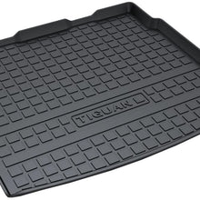Vesul Rubber Rear Trunk Cover Cargo Liner Trunk Tray Floor Mat Carpet Compatible with VW Volkswagen Tiguan 2018 2019 2020