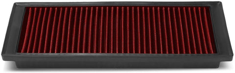 DNA Motoring AFPN-054-RD Drop In Panel Air Filter [For 09-17 Audi A3 Q3/VW CC EOS GTI Jetta]