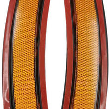 GSRECY Front Bumper Reflector Side Marker Lights For BMW F30 3 Series F32 F33 F36 4-Series (Smoke Lens)