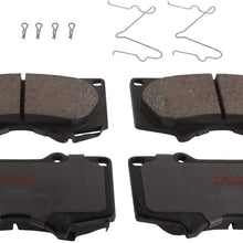 TRW Automotive TPC0976 Disc Brake Pad Set for Toyota Tacoma: 2005-2020 and other applications Front, Black