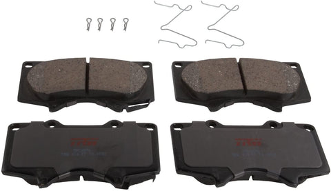 TRW Automotive TPC0976 Disc Brake Pad Set for Toyota Tacoma: 2005-2020 and other applications Front, Black
