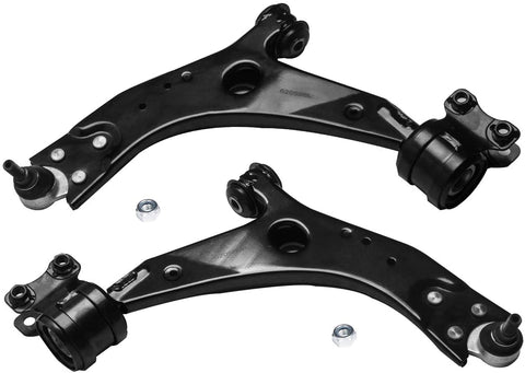 TUCAREST 2Pcs K620598 K620599 Left Right Front Lower Control Arm and Ball Joint Assembly Compatible 08-13 Volvo C30 06-13 C70 2006-2011 S40 06-11 V50 Driver Passenger Side Suspension (18mm Ball Stud)