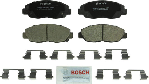 Bosch BC764 QuietCast Premium Ceramic Disc Brake Pad Set For: Honda Accord, Insight, Front