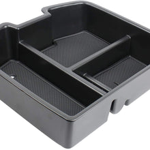 Reeauto Center Console Organizer for GMC Sierra Yukon Chevrolet Avalanche Chevy Silverado Tahoe Suburban 2007-2014 ABS Tray Armrest Storage Box