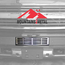 Mountains2Metal Plain Brushed Stainless Steel Grille Insert Compatible with 2015-2019 Chevy Silverado 2500 3500 HD M2M #400-10-3