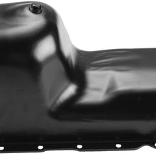 A-Premium Engine Oil Pan Compatible with Dodge B150 B1500 B250 B2500 B350 B3500 Ram 1500 2500 3500 Jeep Grand Cherokee V8 5.2L 5.9L with 18-Hole